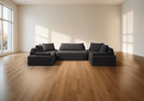 Cushie 6 Seater U Shaped Sectional Sleeper Sofa - Cushie