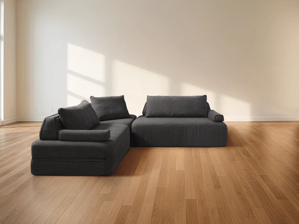 Cushie 5 Seater L Shaped Sectional Sleeper Sofa