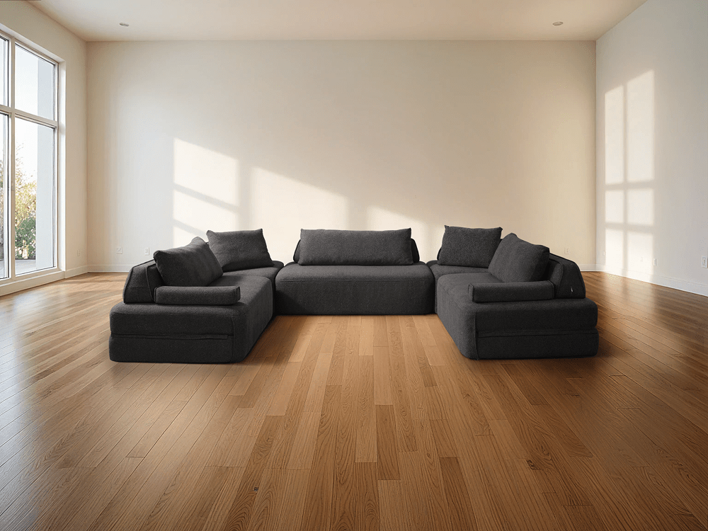 Cushie 8 Seater U Shaped Sectional Sleeper Sofa