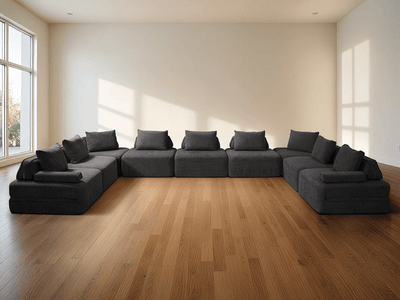 Cushie 9 Seater U Shaped Sectional Sleeper Sofa