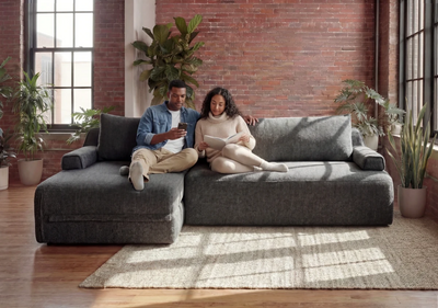 Cushie 3 Seater Sectional Sleeper Sofa w/Chaise