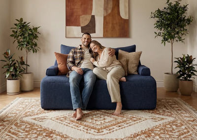 Cushie 2 Seater Modular Sleeper Sofa